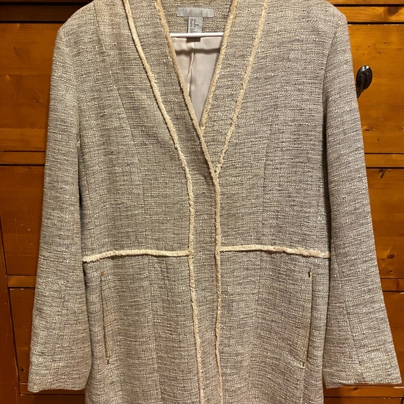 H&M Beige Tweed Jacket - Picture 6 of 6